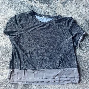 Lululemon polka dot crop top